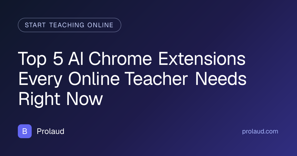 ai chrome extensions for teachers