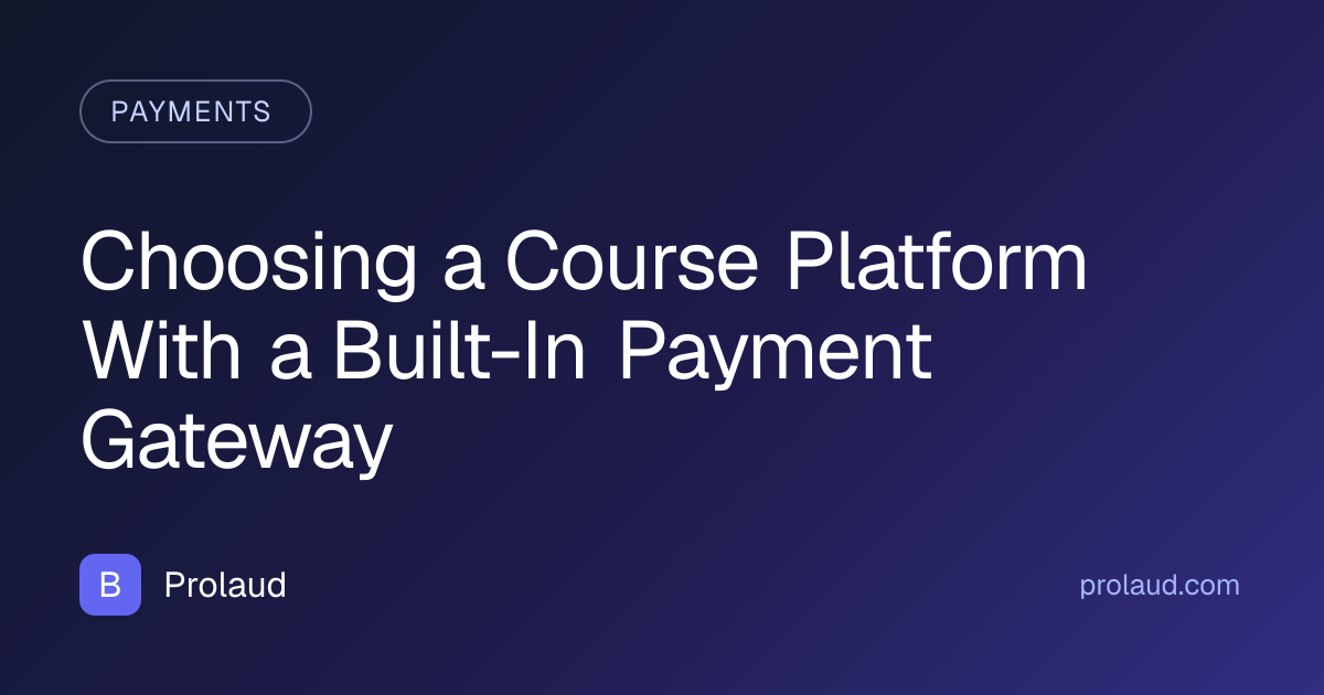 course platform with payment gateway india