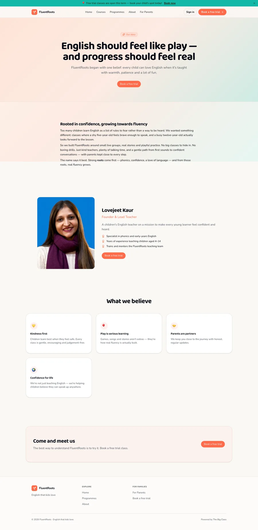 An About page that earns trust
